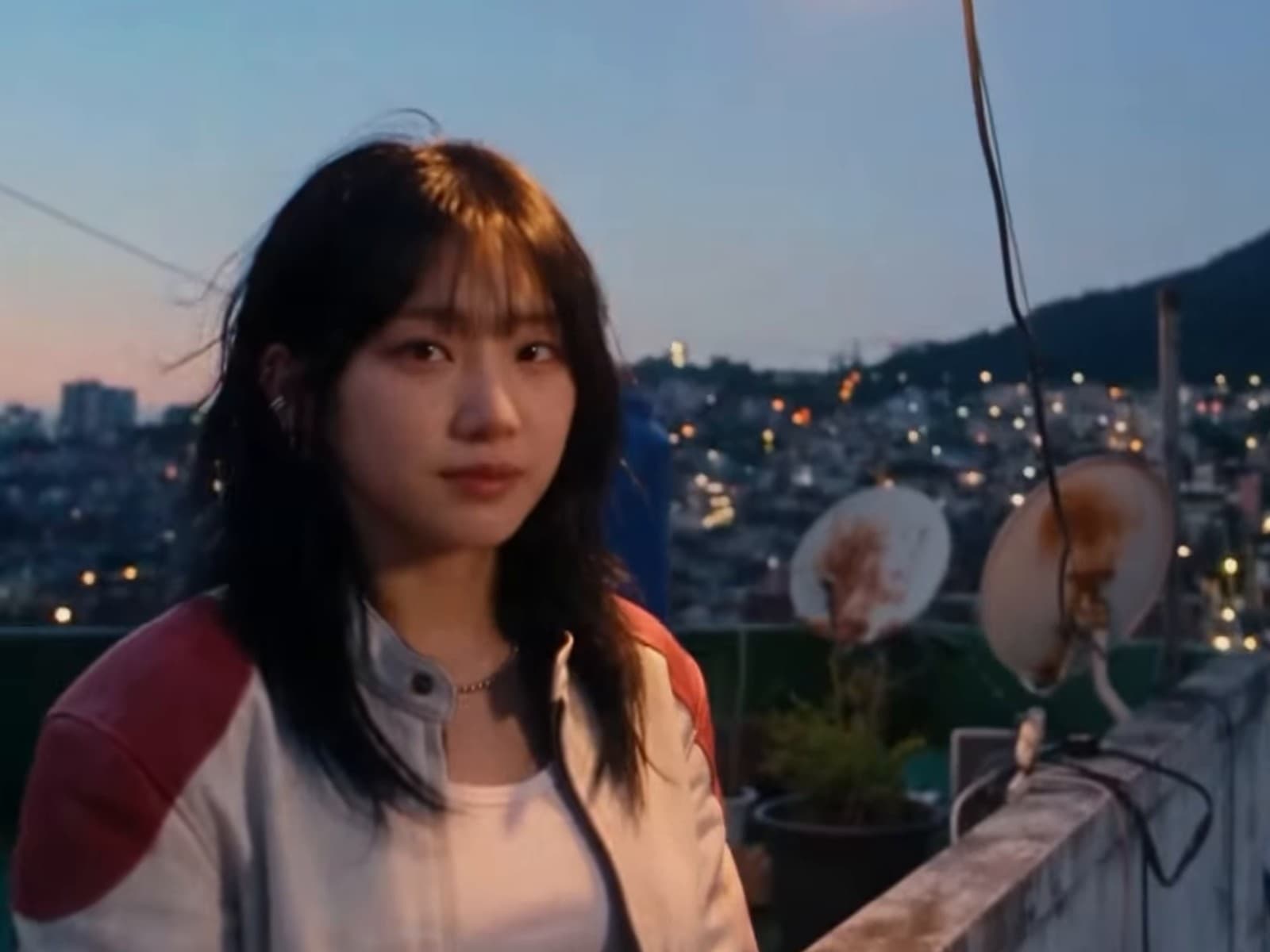 Every shot and setting changes, but her face never does