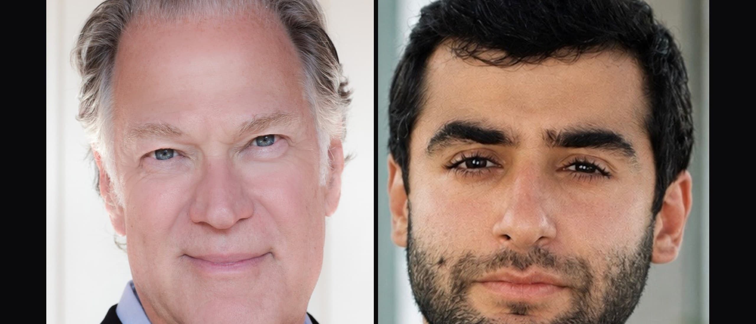 Headshots of Collage co-founders Michael Lambert and Dante DeSario, side by side