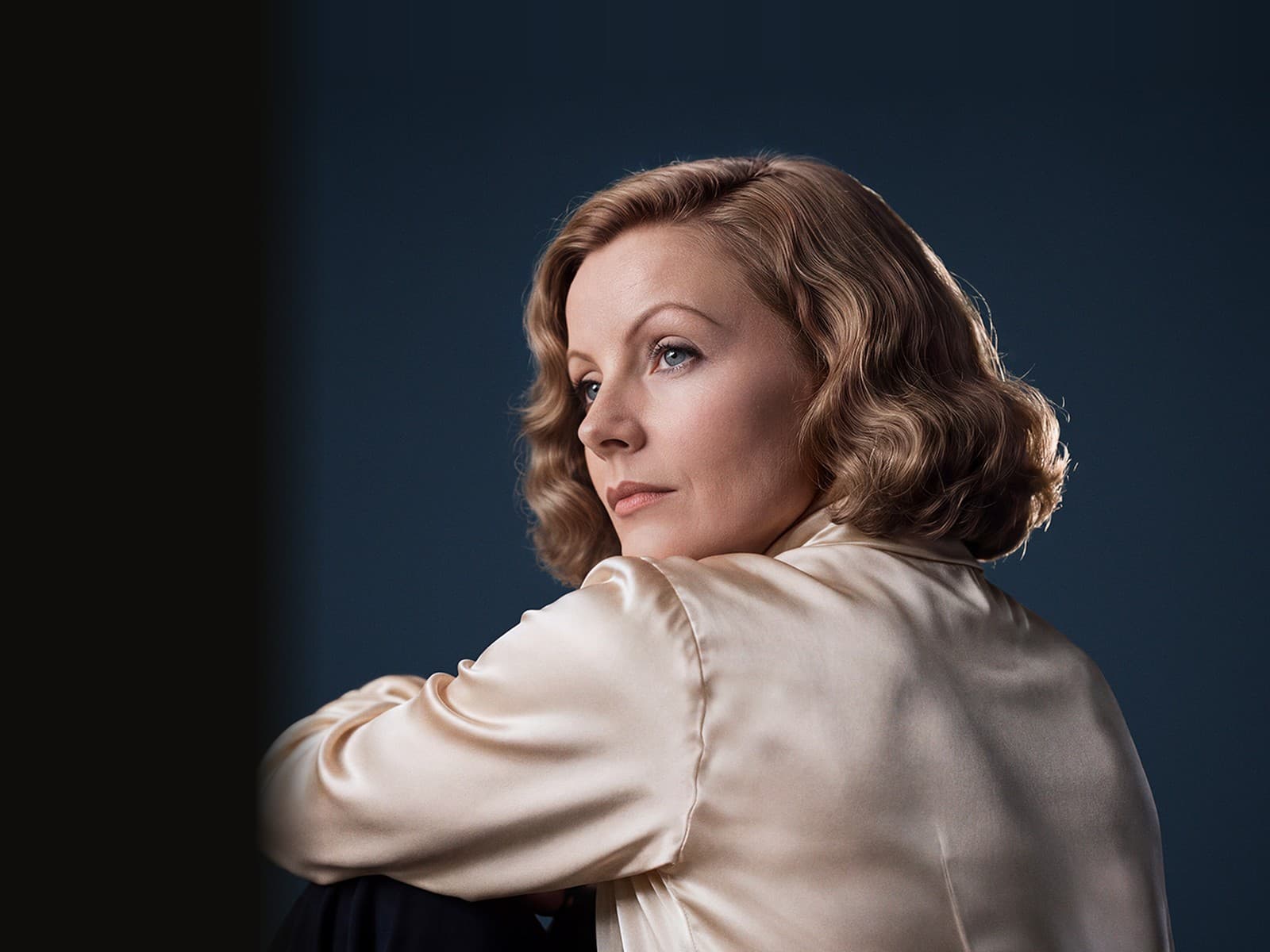 No archival footage, one licensed voice clip: how a ball-bearing ad rebuilt Greta Garbo