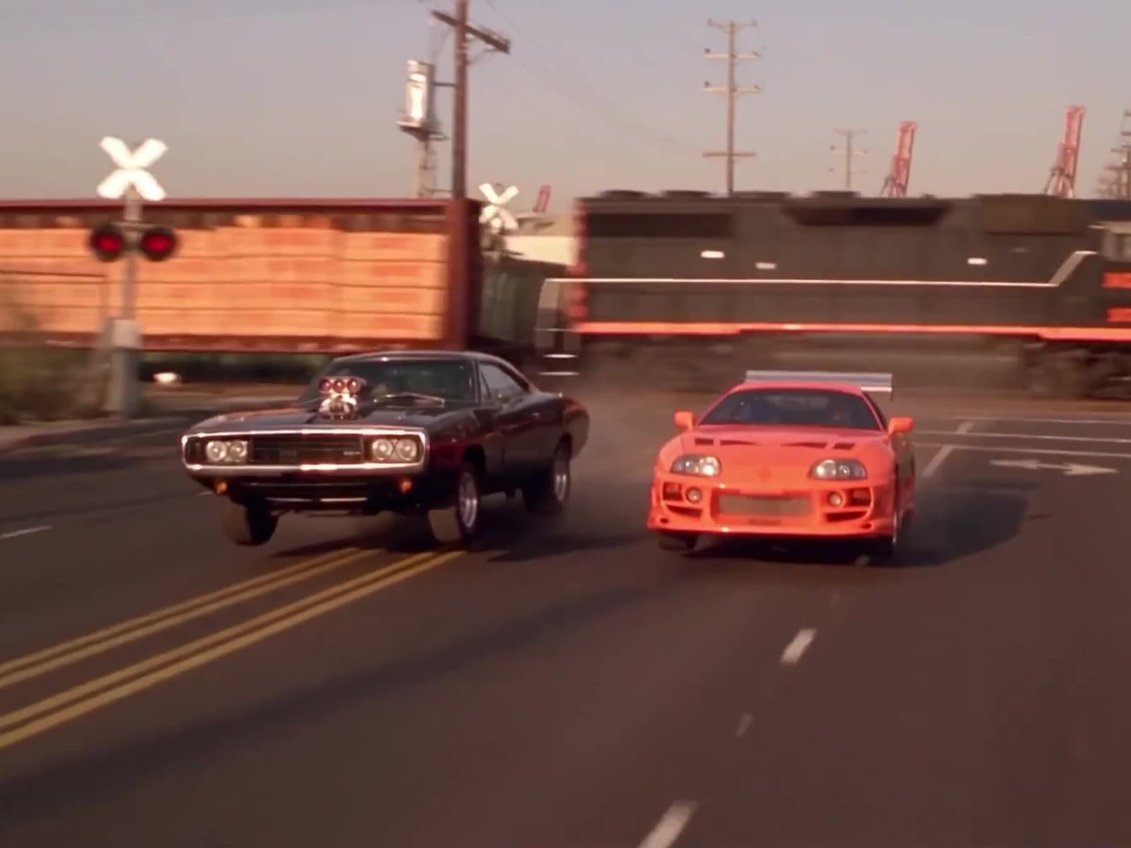 American muscle against JDM, in one unbroken take