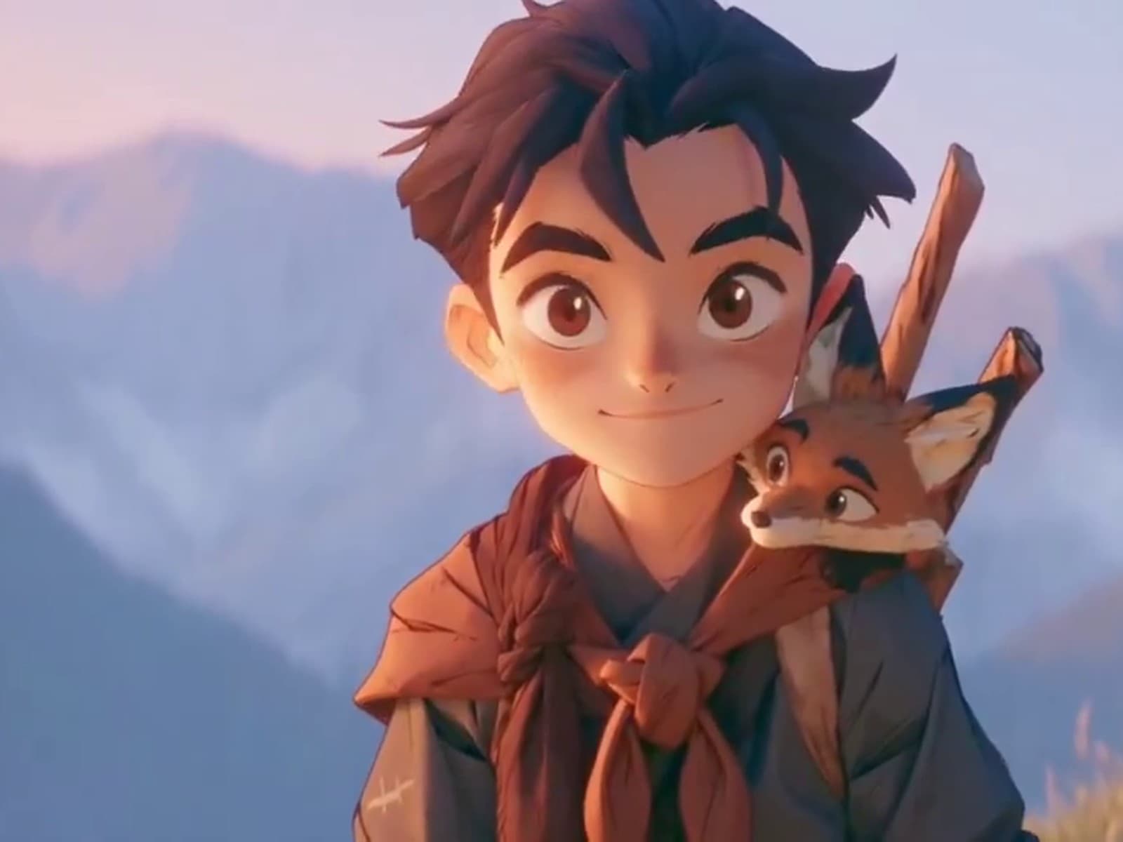 Elvorya's boy and fox short is heartwarming in thirty seconds